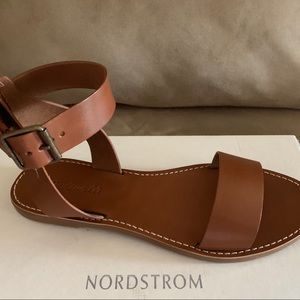 NEW Madewell Boardwalk Ankle Strap Sandal